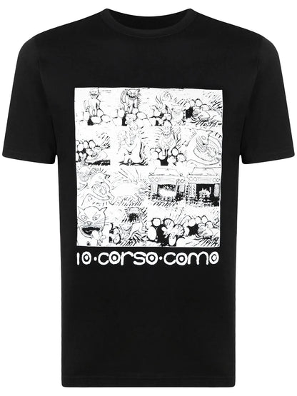 Graphic Print Short-Sleeved T-Shirt
