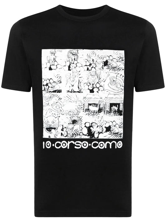Graphic Print Short-Sleeved T-Shirt