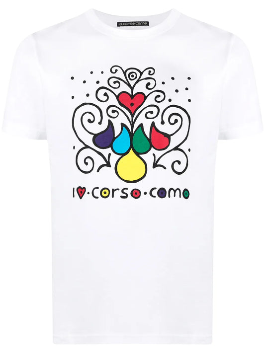 Graphic Print Short-Sleeved T-Shirt