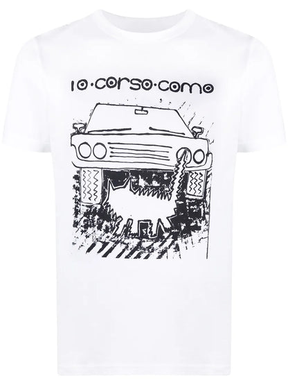 Graphic Print Short-Sleeved T-Shirt
