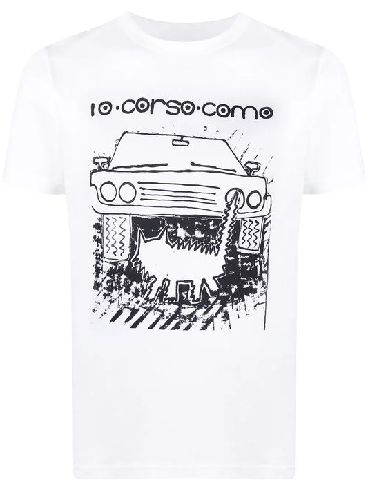 Graphic Print Short-Sleeved T-Shirt