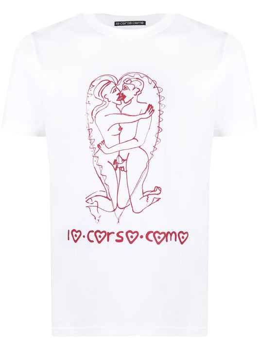Graphic Print Short-Sleeved T-Shirt
