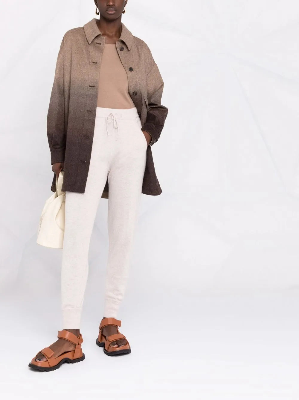 Drawstring Slim-Cut Trousers