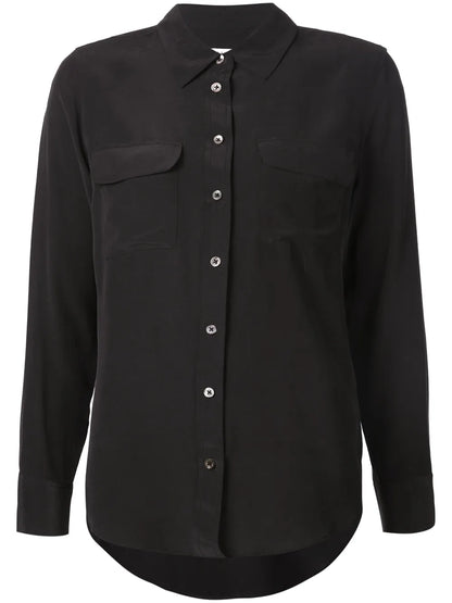 Signature Slim-Fit Silk Shirt
