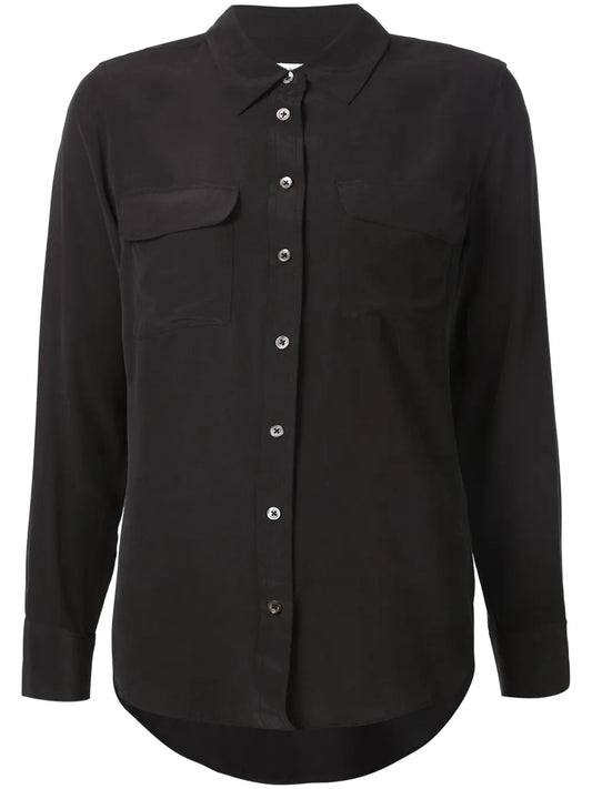 Signature Slim-Fit Silk Shirt