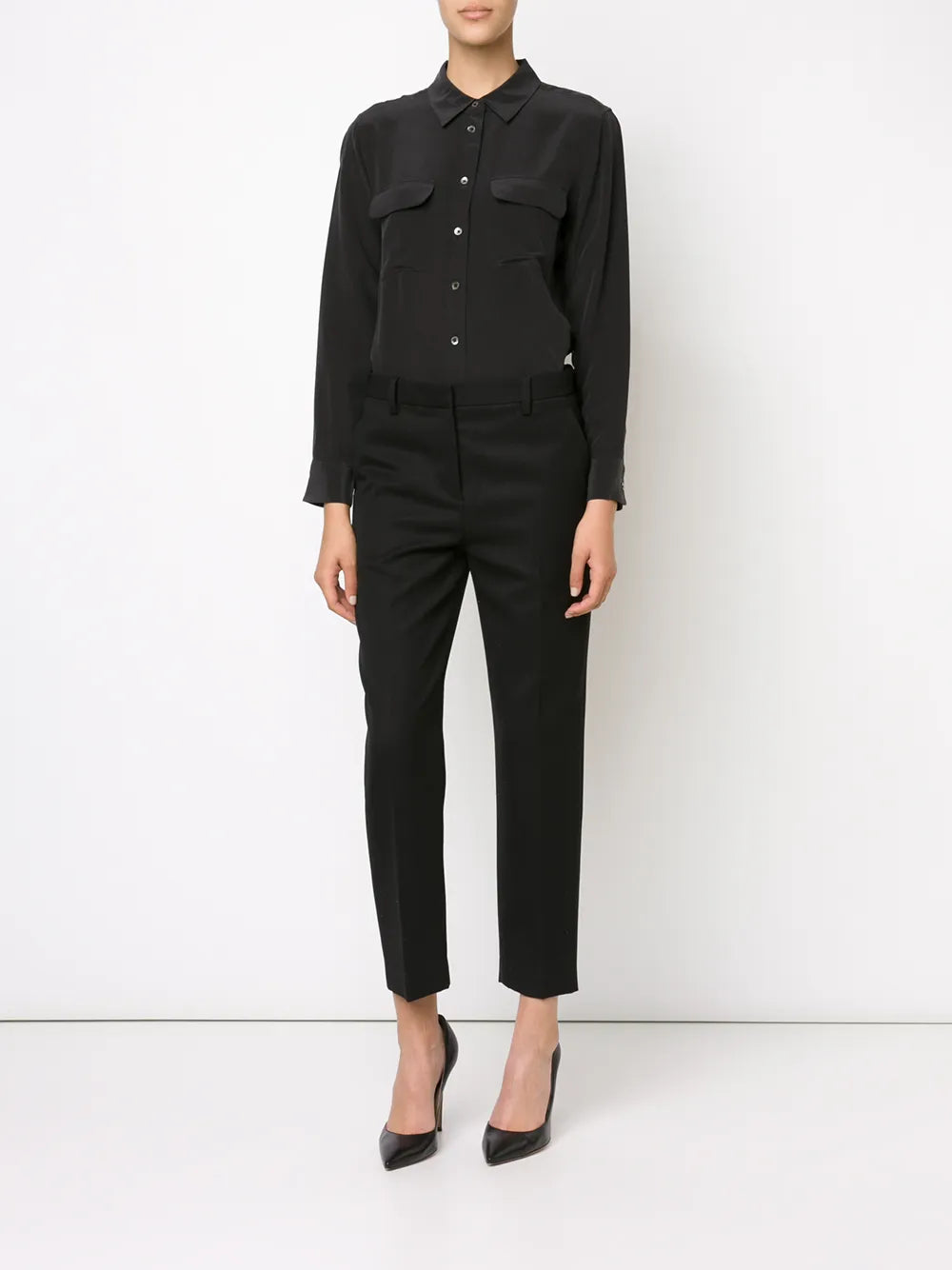 Signature Slim-Fit Silk Shirt