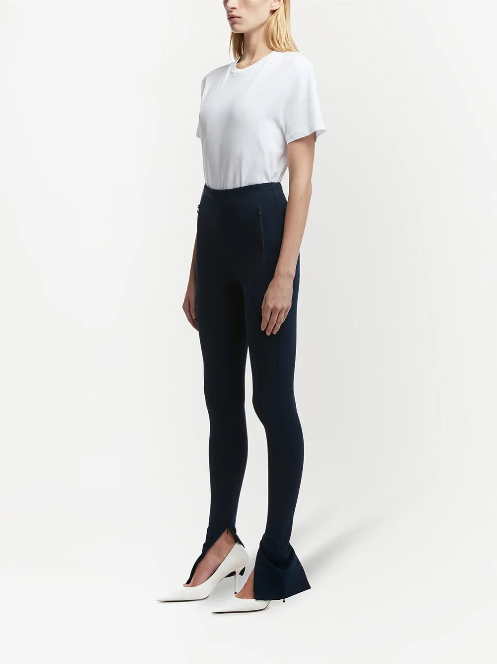 High-Rise Ankle-Zip Leggings