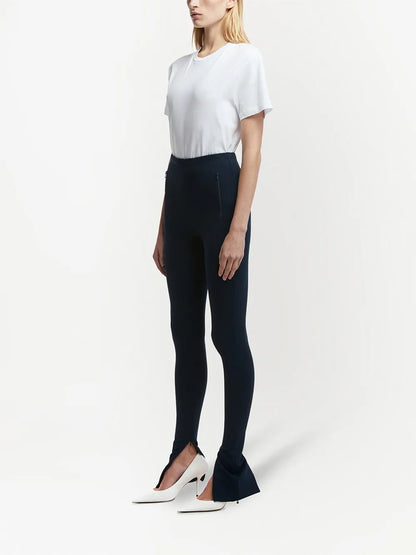 High-Rise Ankle-Zip Leggings