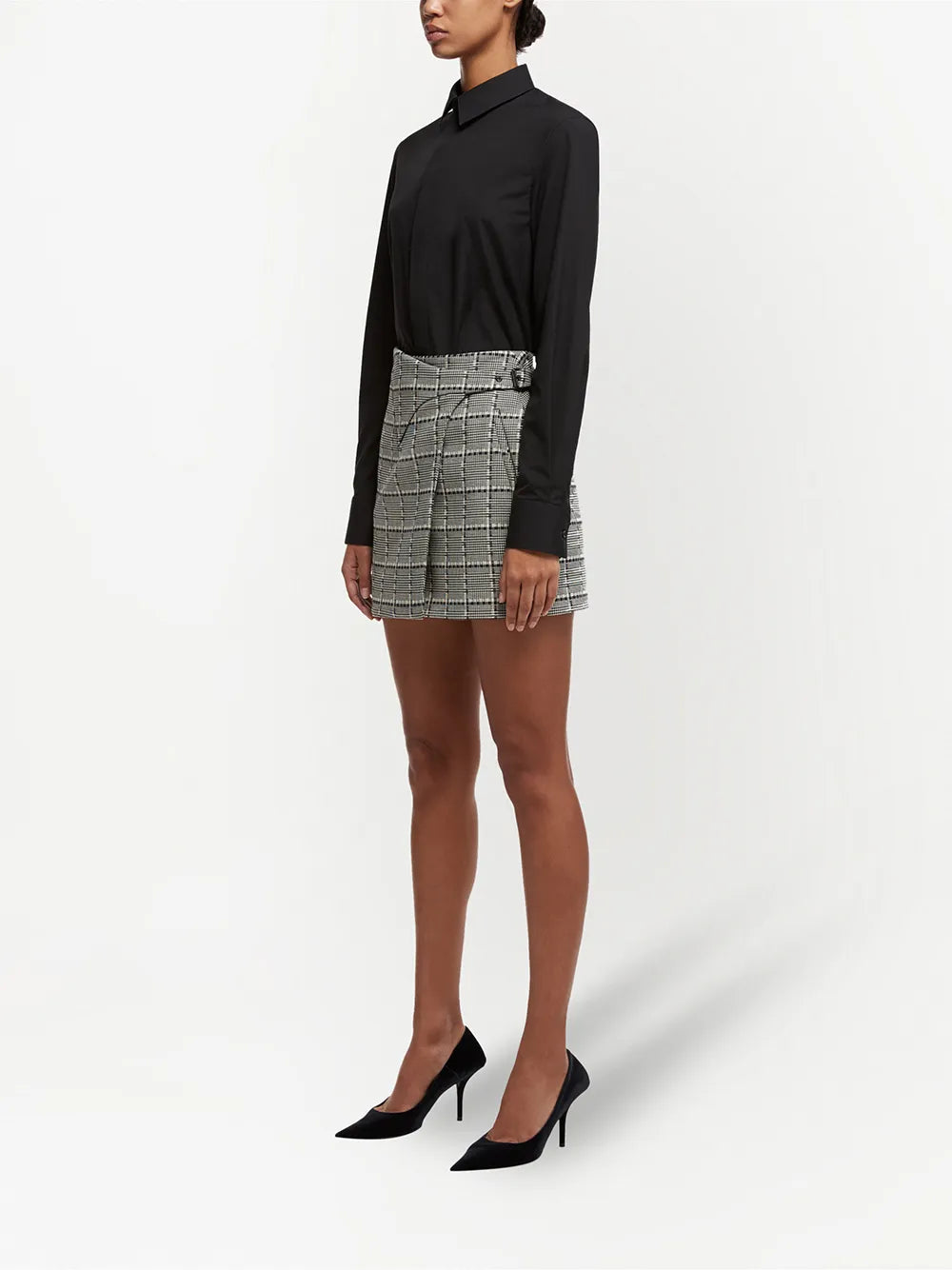 Wrapped Mini Skirt