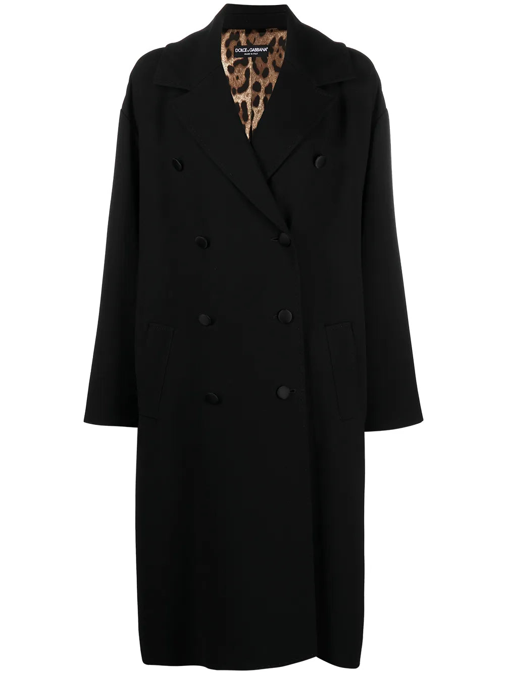 Double-Breasted Virgin Wool-Blend Coat