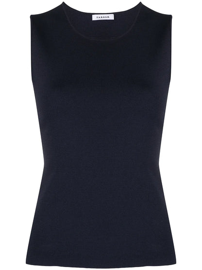 Round-Neck Sleeveless Tank Top