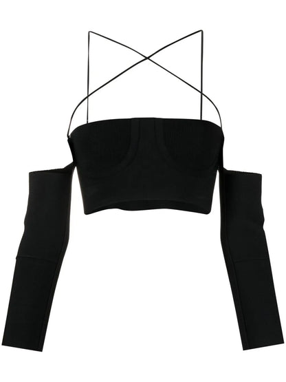 Off-Shoulder Cropped Top