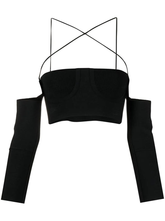 Off-Shoulder Cropped Top