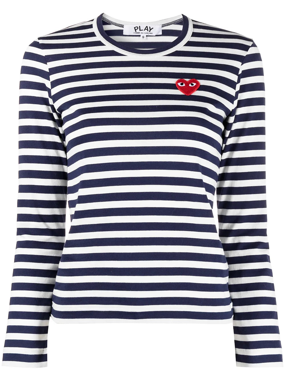 Striped Print Long-Sleeve T-Shirt