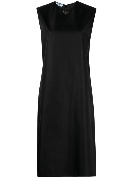 Sleeveless Shift Midi Dress