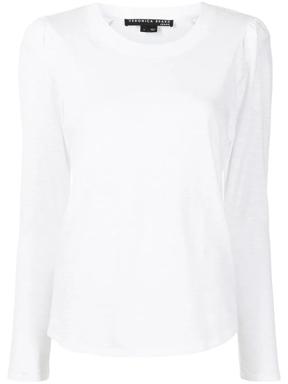 Round Neck Long-Sleeved T-Shirt