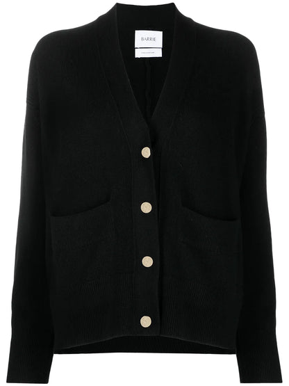 Button-Up Cashmere Cardigan