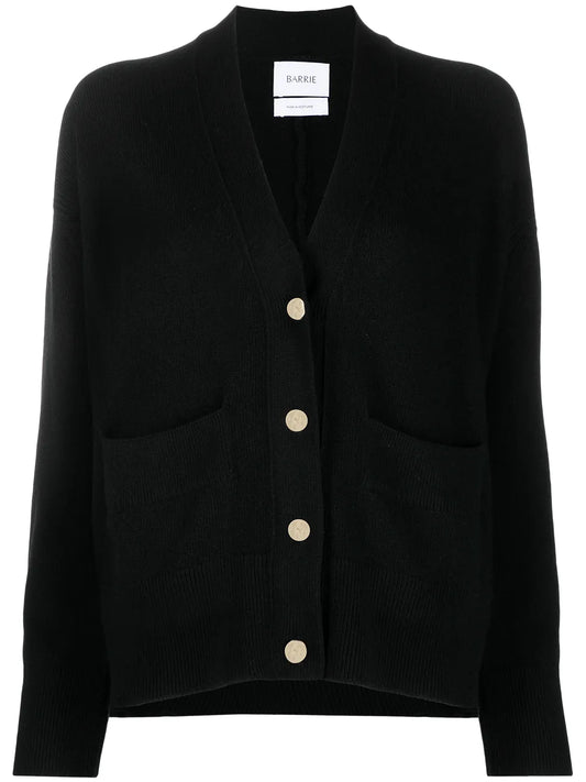 Button-Up Cashmere Cardigan