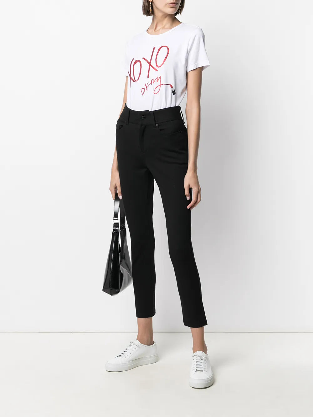 High-Waisted Cropped Trousers