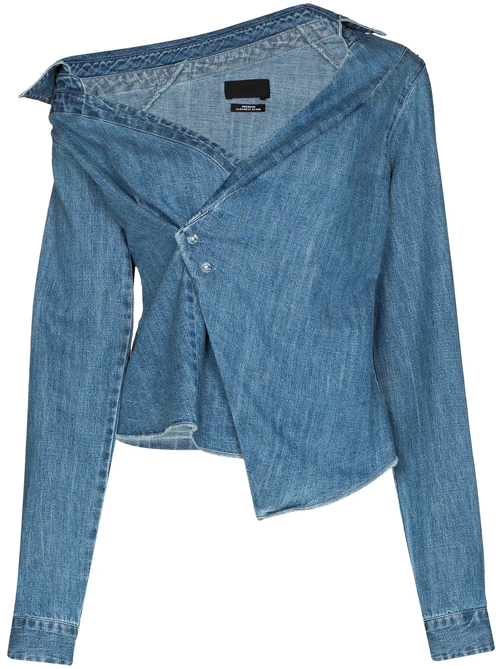 Lizbeth Asymmetric Denim Shirt