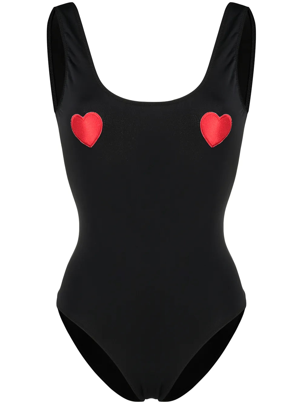 Heart-Appliqué Swimsuit