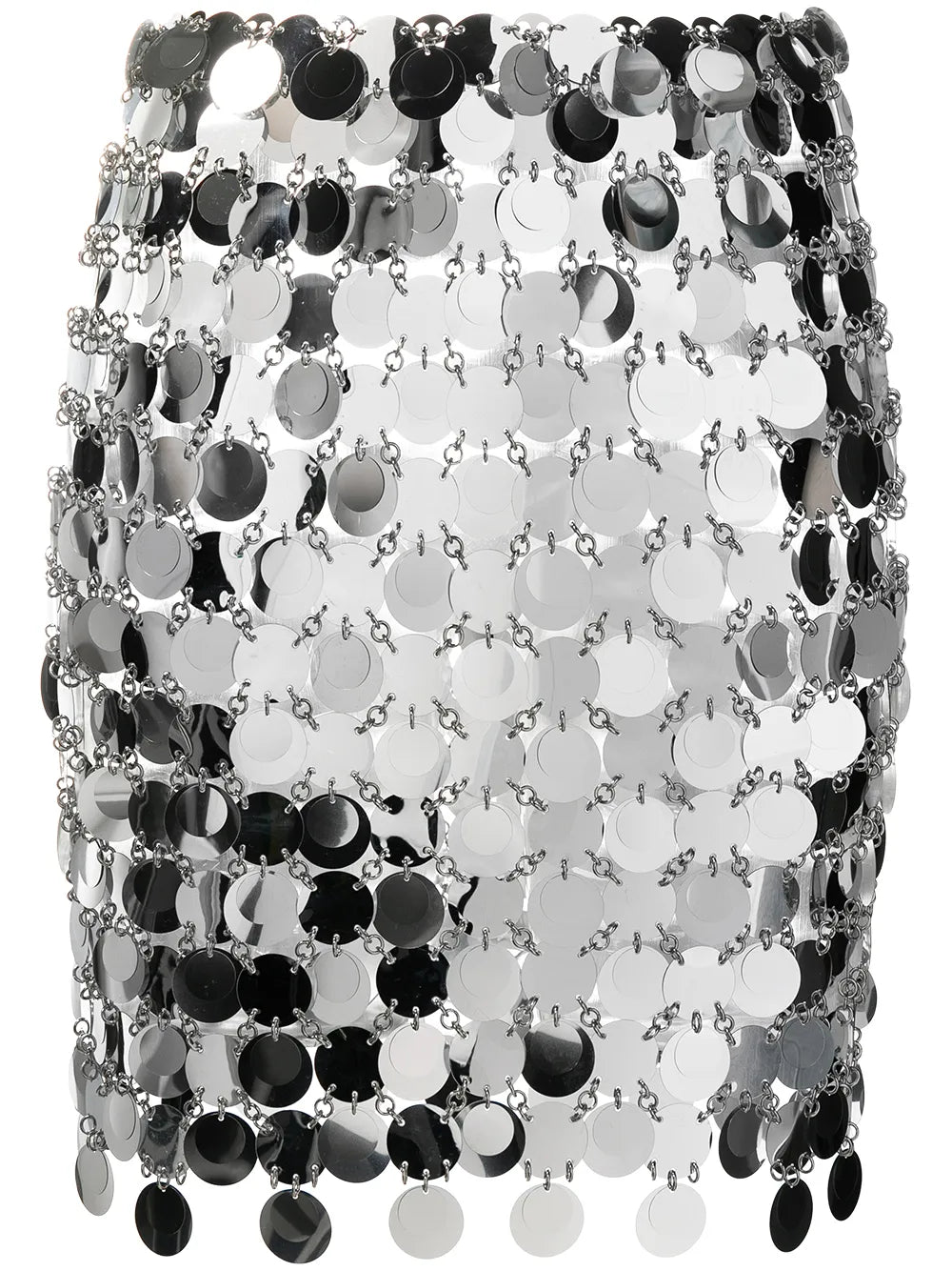 Circular-Discs Mini Skirt