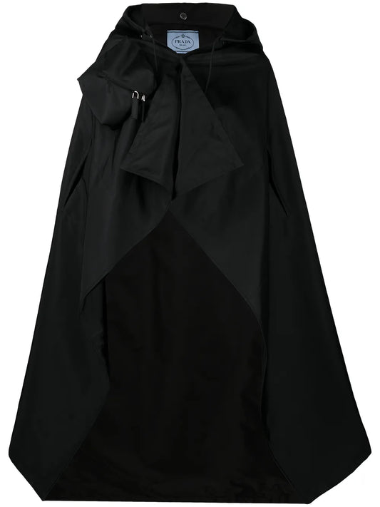 Re-Nylon Gabardine Cape