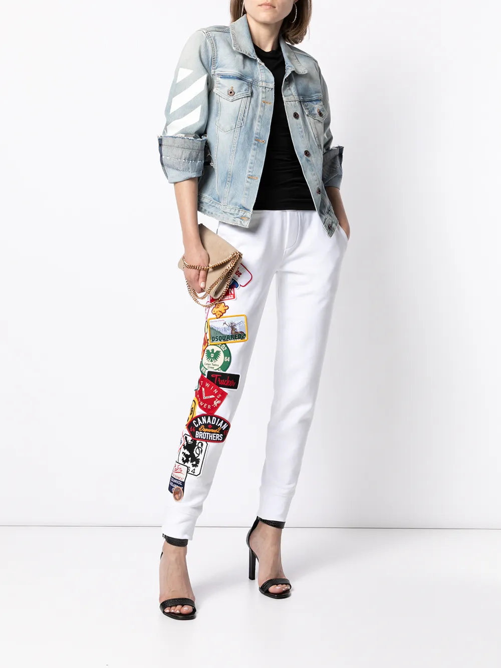 Patch-Detail Track Pants