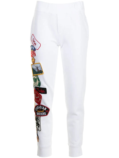 Patch-Detail Track Pants