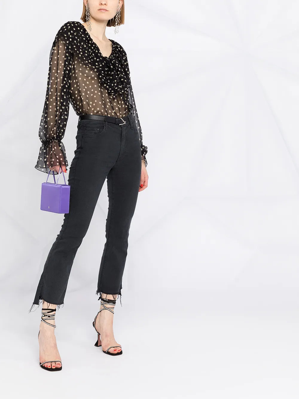The Insider Crop Step Fray Jeans