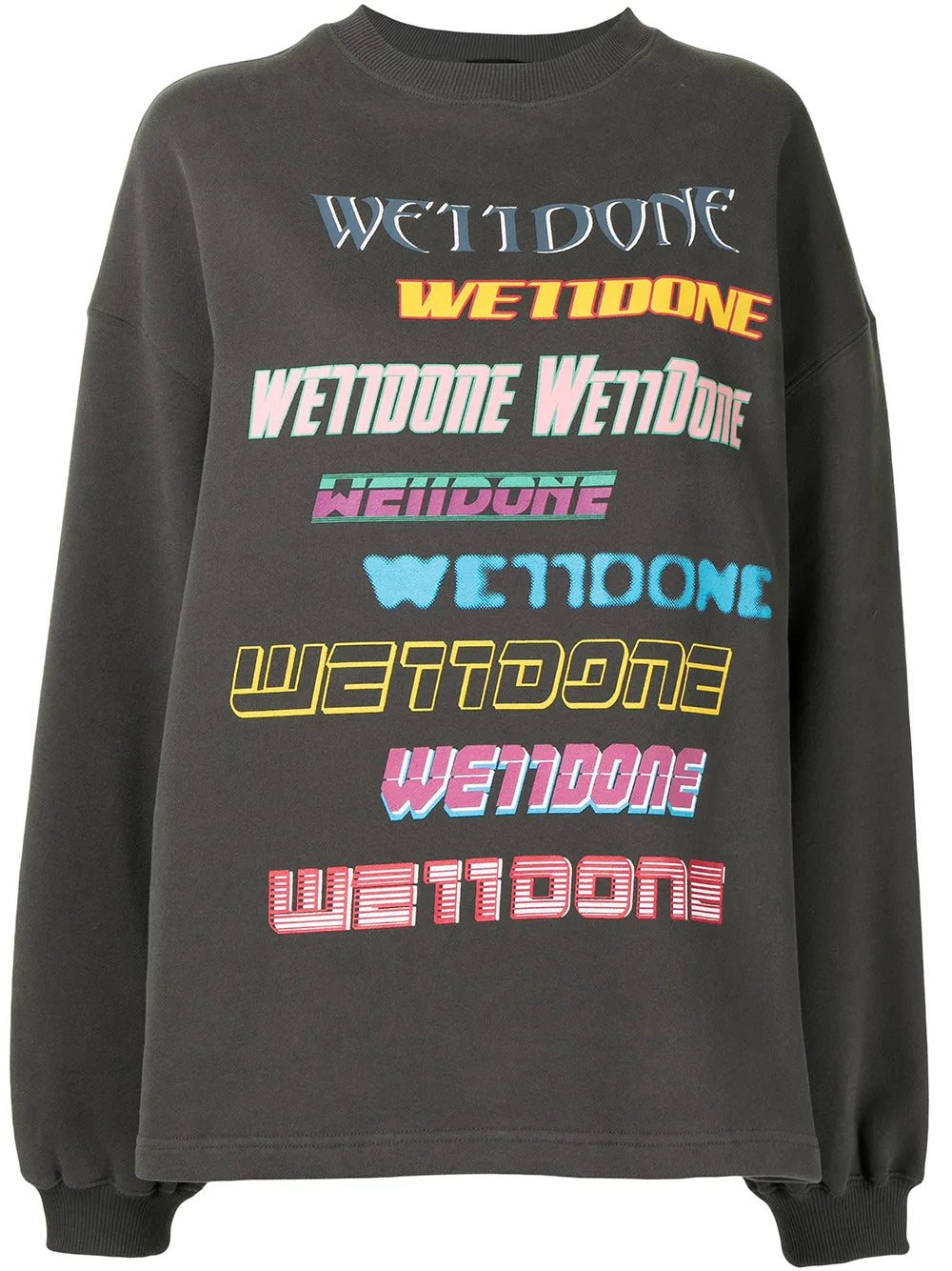 Oversized Logo Print Sweatshirt