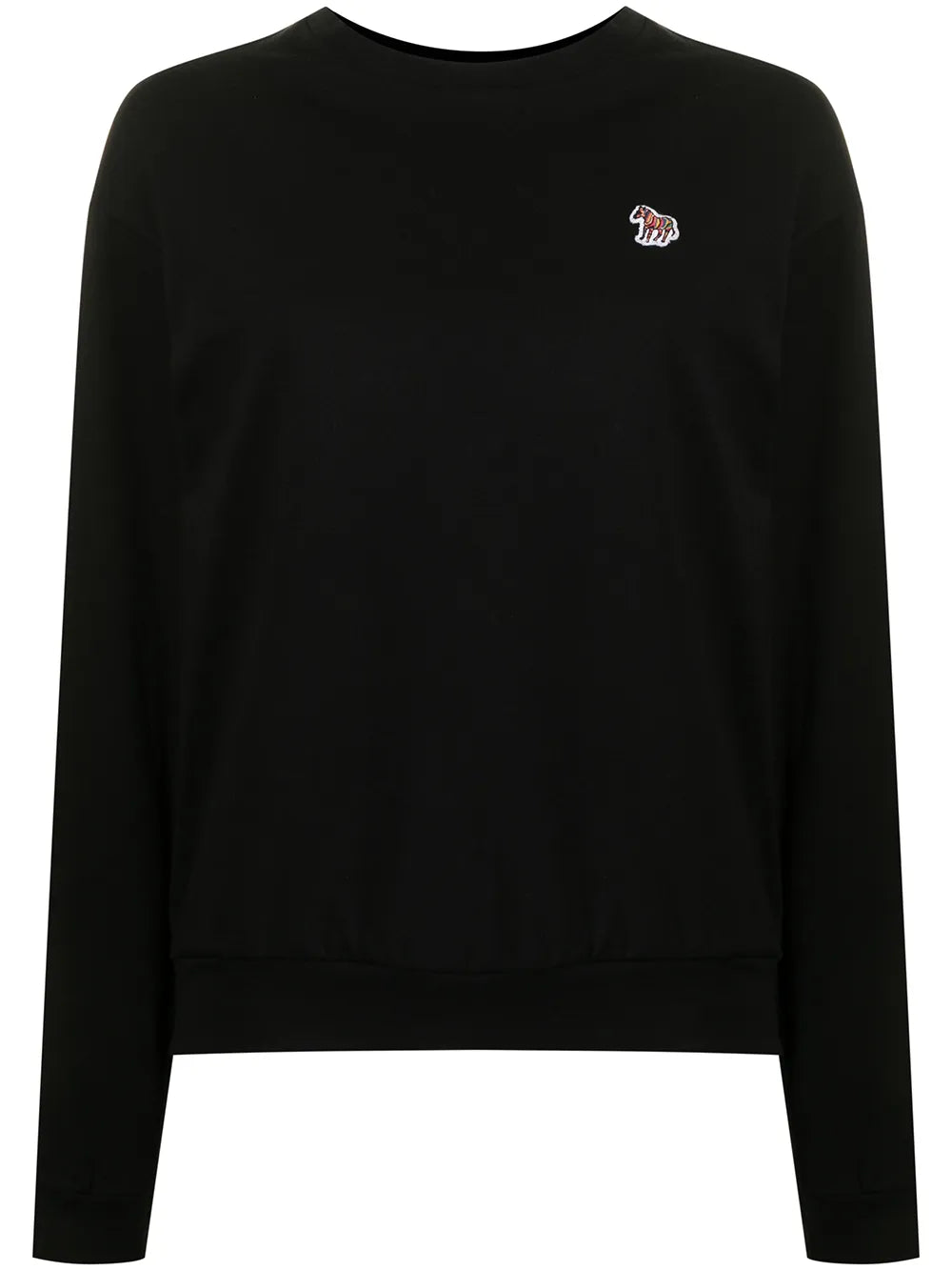 Zebra-Motif Organic-Cotton Sweater