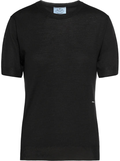 Logo-Embroidered Wool Jumper