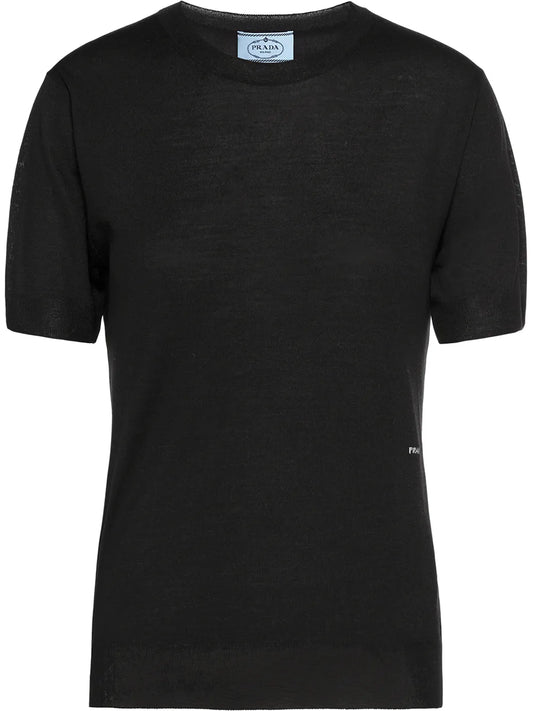 Logo-Embroidered Wool Jumper