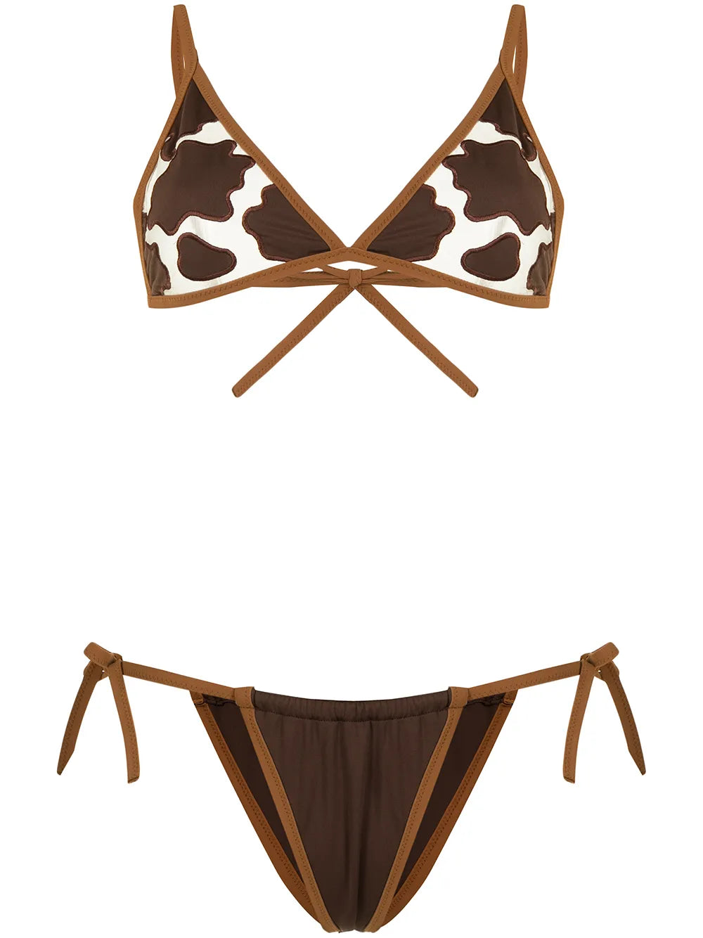 Skye Cow-Pattern Bikini