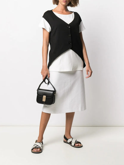 Waistcoat-Detail T-Shirt