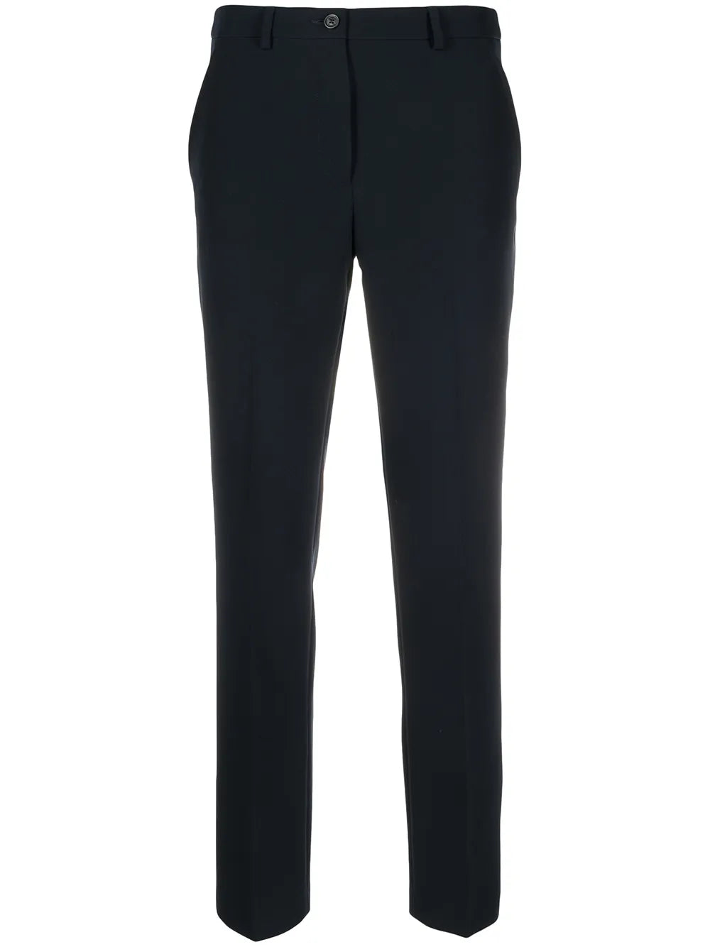 Cropped Slim-Cut Trousers