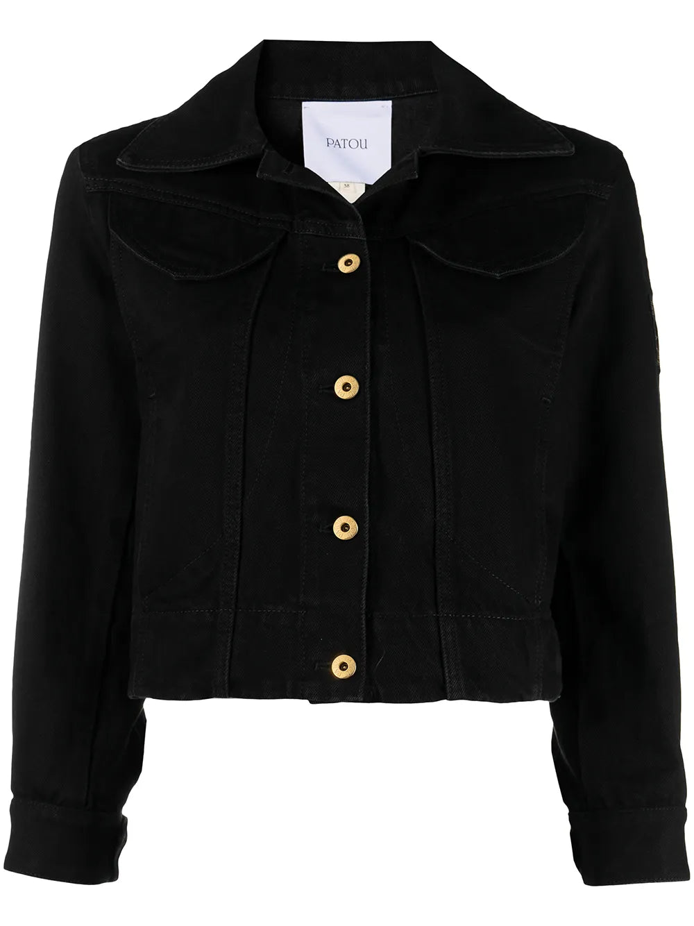 Cropped Organic Denim Jacket