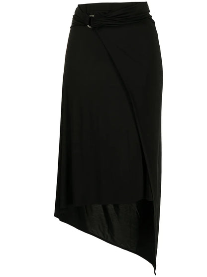Belted-Waist Skirt