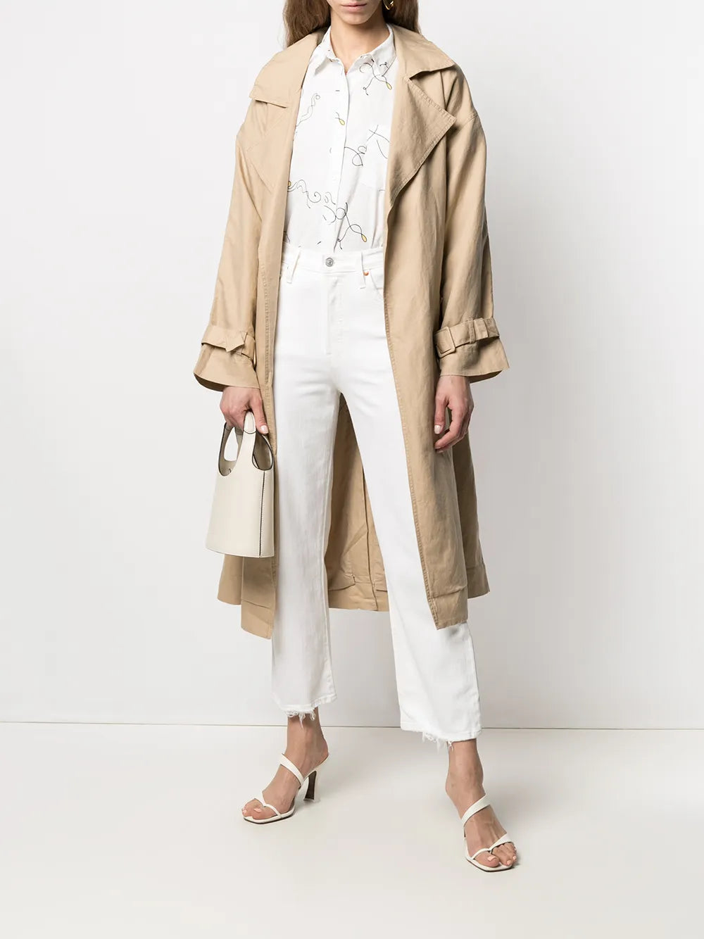 High-Rise Straight-Leg Trousers