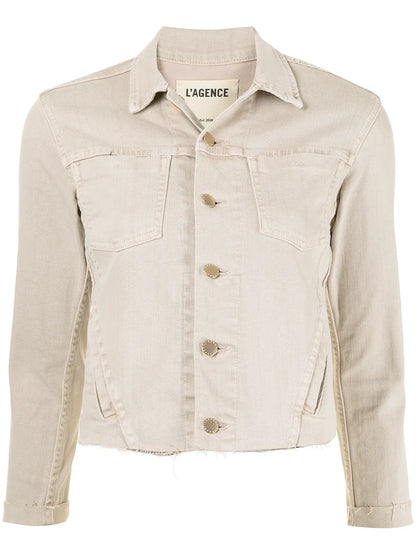 Janelle Raw-Edge Jacket