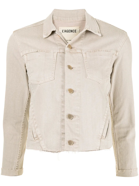 Janelle Raw-Edge Jacket