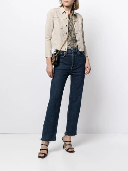 Janelle Raw-Edge Jacket