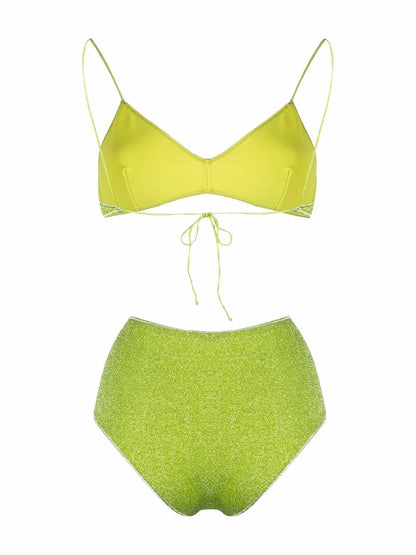 Lumiere High Waisted Bikini Set