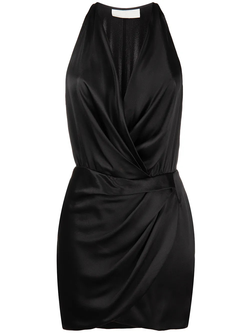 Silk Halterneck Mini Dress