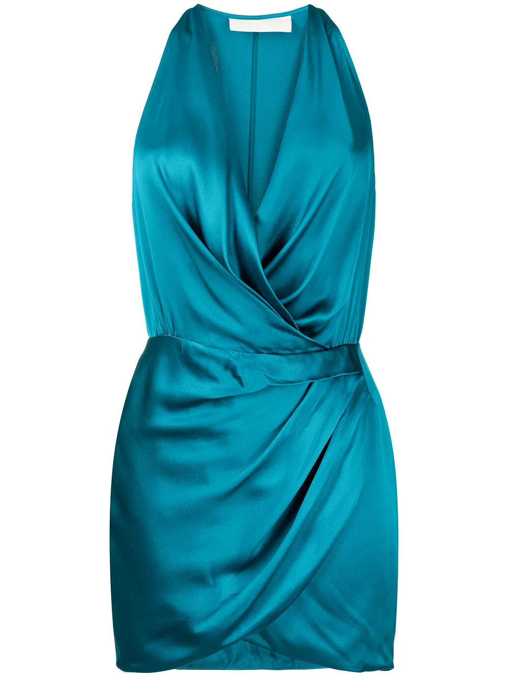 Silk Halterneck Mini Dress