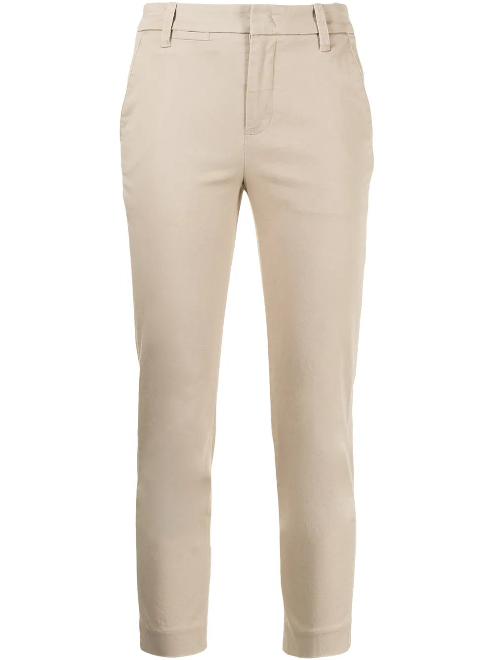 Cropped Stretch-Cotton Trousers