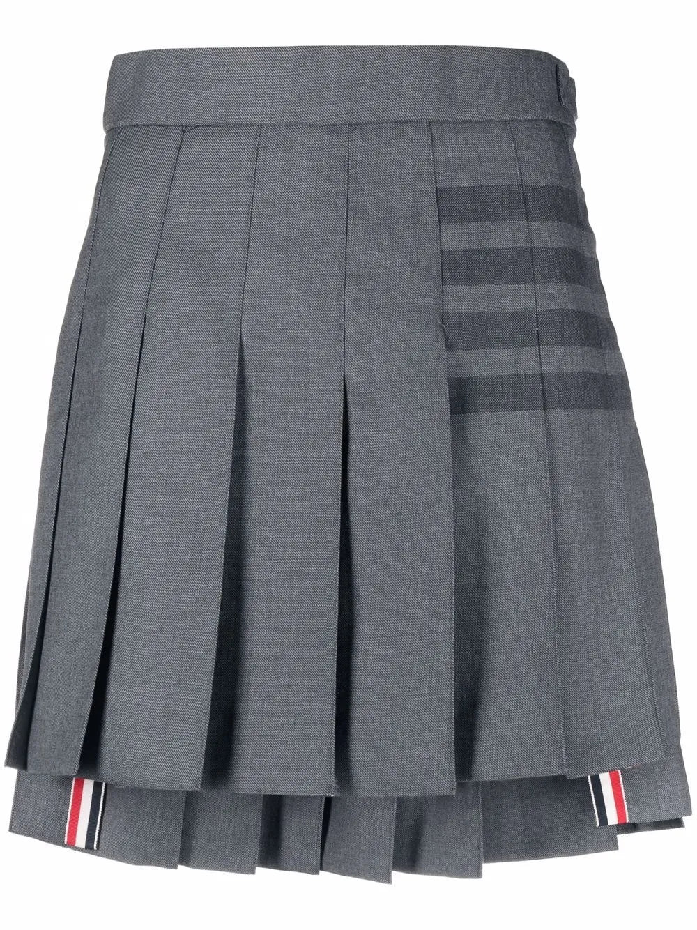 4-Bar Pleated Mini Skirt