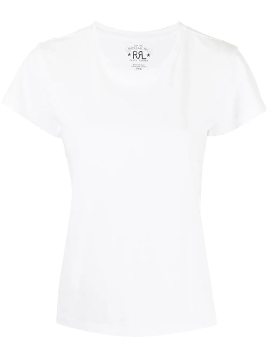 Embroidered Logo Cotton T-Shirt