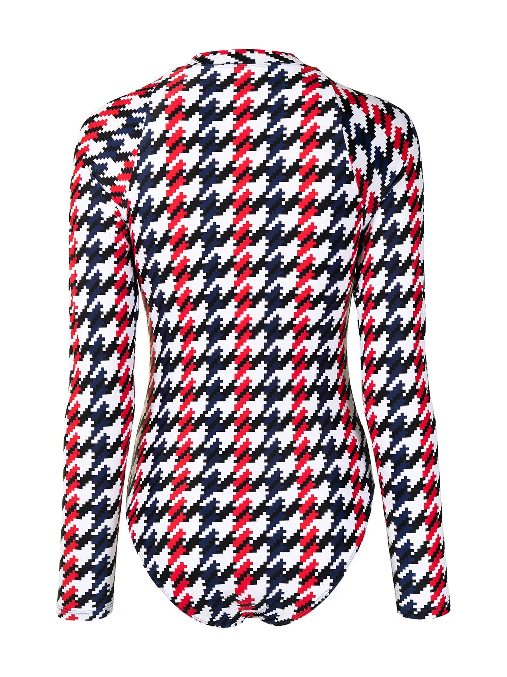Spring Houndstooth-Print Surf Wetsuit